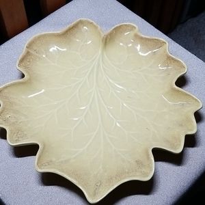 Vtg Royal Haeger Oak Leaf Dish